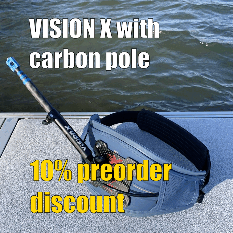 VISION X Action Cam Harness Mount with pole