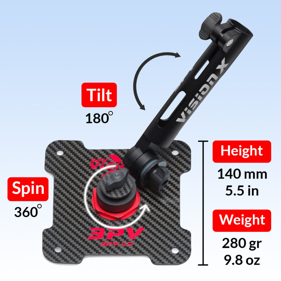 VISION X Action Cam Harness Mount with pole - Image 5