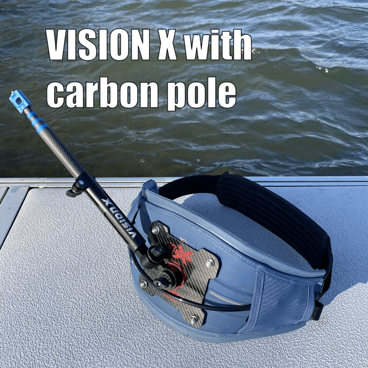 3PV Vision x harness mount with telescopic pole